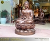 Tượng Phật A Di Đà bằng đồng đỏ màu giả cổ cao 1m07