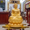 Tượng Phật A Di Đà Dát Vàng 9999 Cao 90cm Đúc Thủ Công