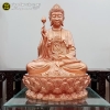 Tượng Phật Thích Ca Niêm Hoa Vi Tiếu Bằng Đồng Đỏ Cao 69cm