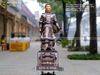 Tượng Vua Quang Trung Bằng Đồng Khảm Vàng Bạc Đồng Cao 69cm