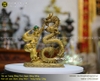 Tượng Rồng Phun Ngọc bằng đồng vàng cao 25cm