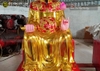 Tượng Tản Viên Sơn Thánh Bằng Đồng Sơn Son Thếp Vàng Cao 90cm