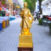 Tượng Trần Hưng Đạo Bằng Đồng Dát Vàng 9999 Cao 70cm Đẹp