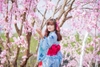 Kimono - Yukata màu xanh ngọc mát mẻ