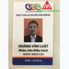 Thẻ tên nhân viên nhựa 02