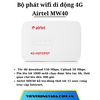 Airtel MW40 | Bộ Phát Wifi Di Động 4G, tốc độ 150Mbps, Pin 1800 mAh, 15 thiết bị kết nối cùng lúc | Chính Hãng