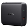 Sạc Aukey PA-Y11 Quick Charge 3.0 + Power Delivery 3.0 (Đen) - Hàng chính hãng