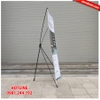 Standee Chữ X Giá Rẻ 80x180cm