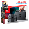 Switch with Gray Joy‑Con, game card Zelda--HẾT HÀNG.