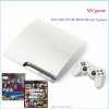 PS3 slim CECH- 3007A màu trắng, 1tay ( Đã cop 7 Games )--HẾT HÀNG