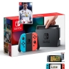 Switch with Neon Blue and Neon Red Joy‑Con, game FIFA 18--TẠM HẾT HÀNG