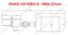 Phao Cơ Chống Tràn Kiểu 8 - Ren Ngoài 27mm | Phao Cơ Máy Phun Sương | Phao Cơ Máy Phun Ẩm