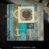 Scrapbook handmade Blue Pastel