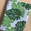 Vải bố canvas họa tiết hoa lá Tropical