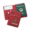 Passport case màu đỏ D5