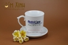 Cốc sứ in logo NutriCare