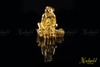 Tượng khỉ phong thủy mạ vàng 24K cỡ lớn