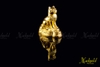 Tượng mèo phong thủy mạ vàng