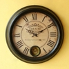 Đồng hồ treo tường quả lắc cổ điển, đơn giản, size lớn