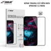 Kính cường lực full màn ZEELOT 2.5D Steel Wire HD Clear IPhone 12 Mini