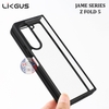 Ốp lưng trong suốt viền đen mỏng Likgus Jame cho Samsung Z Fold 5
