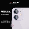 Ốp viền kính bảo vệ Camera ZEELOT Titanium IPhone 12 / 12 Mini / 11