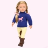 [HÀNG CAO CẤP TỒN KHO] Búp Bê Mỹ Cao cấp 46 cm 18 inch Mắt Chớp - Chính Hãng Our Generation  Doll