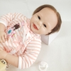 {SALE 50% CÒN 499K} Búp Bê Tái Sinh Thân Gòn Mắt 3D Mềm Mại 55 cm = 22 inch NPK Olivia Reborn Vinyl Doll PVN4413