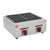 Máy Làm Bánh Bạch Tuộc Fuqi Takoyaki Nhật Bản Loại 56 Lỗ Xài Gas Style Takoyaki Machine Fish Ball Grill PVN5738