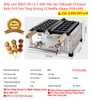 Máy Làm Bánh Hồ Lô 3 Xiên Xài Gas Takoyaki Octopus Balls Grill Pan Thép Không Gỉ Waffle Maker PVN5486