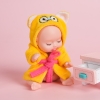 Búp Bê Em Bé Sơ Sinh Ngủ Đông 11 cm 3,5 inch Kèm Trang Phục Áo Khoát Sleeping Doll 2024