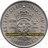 Xu 2 shillings George VI 1947 - 1948