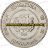 Xu 50 cents Singapore 1992 - 2013