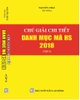 Chú Giải Chi Tiết Danh Mục Mã HS Năm 2018