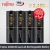Bộ Sạc Pin Fujitsu FCT344 Tích Hợp Sạc Nhanh Kèm 4 Viên Pin AA 2450mAh