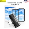 Bộ Chia Cổng Lightning 1 Ra 2 Baseus L46 Có Hỗ Trợ Đàm Thoại Cho iPhone / iPad Chính Hãng