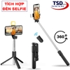 Gậy Tripod 3 Chân Selfie Stick R1S Tích Hợp Đèn Trợ Sáng Chụp Ảnh ( Kết Nối Bằng Bluetooth )