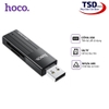 Đầu Đọc Thẻ Nhớ 2.0 / 3.0 Hoco HB20 Chính Hãng, Khe Cắm Thẻ SD & Micro SD