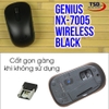 Combo Chuột Không Dây Genius Chính Hãng Tặng Kèm Lót Chuột Và Pin