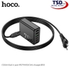 Bộ Sạc Nhanh Hoco C133A Gan 75W Tích Hợp Dây Nguồn Nối Dài