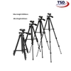 Combo Gậy Chụp Hình Tripod 3 Chân Thân Nhôm TF 3120 Cho Điện Thoại, Máy Ảnh Tặng Kèm Remote