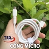 Cáp Sạc Nhanh Chính Hãng Baseus Mini White Dùng Cho Smartphone, Tablet ( Quick Charging & Sync Data TPE Cable )