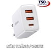 Củ Sạc Nhanh Baseus 30W Compact Quick Charger ( USB Dual Port + Type C, 30w PD / QC3.0 Multi Quick Charge Support )