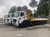 XE TẢI HUYNDAI GẮN CẨU GẬP 12 TẤN XCMG  XE TẢI HUYNDAI GẮN CẨU GẬP 12 TẤN XCMG