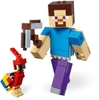 Đồ chơi LEGO Minecraft 21148 - Mô Hình Minecraft Steve và Chim Vẹt (LEGO 21148 Minecraft Steve BigFig with Parrot)