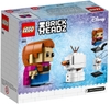 Đồ chơi LEGO Brickheadz Công Chúa Disney Princess 41618 - Mô hình Chibi Công Chúa Disney - Anna và Olaf (LEGO Brickheadz Công Chúa Disney Princess 41618 Anna & Olaf)