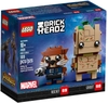 Đồ chơi LEGO Brickheadz Super Heroes 41626 - Groot và Rocket (LEGO Brickheadz Super Heroes 41626 Groot & Rocket)