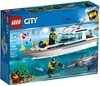 Đồ chơi LEGO City 60221 - Du Thuyền Thám Hiểm (LEGO 60221 Diving Yacht)