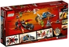 Đồ chơi LEGO Ninjago 70667 - Siêu Xe Lửa của Kai và Xe Băng của Zane (LEGO 70667 Kai's Blade Cycle & Zane's Snowmobile)