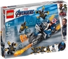 Đồ chơi LEGO Marvel Super Heroes 76123 - Xe Mô Tô Captain America đại chiến Outrider (LEGO 76123 Captain America: Outriders Attack)